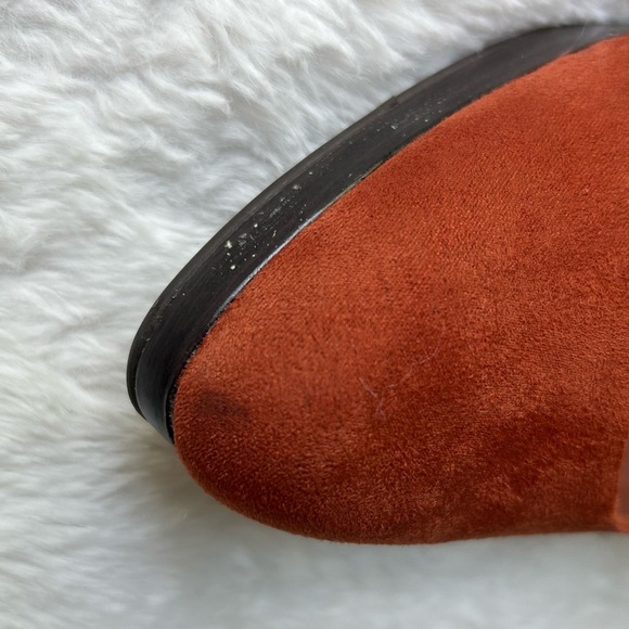 APT 9 Burnt Orange Suede Oval Toe Platform Pumps, Size 8 - Picture 11 of 12